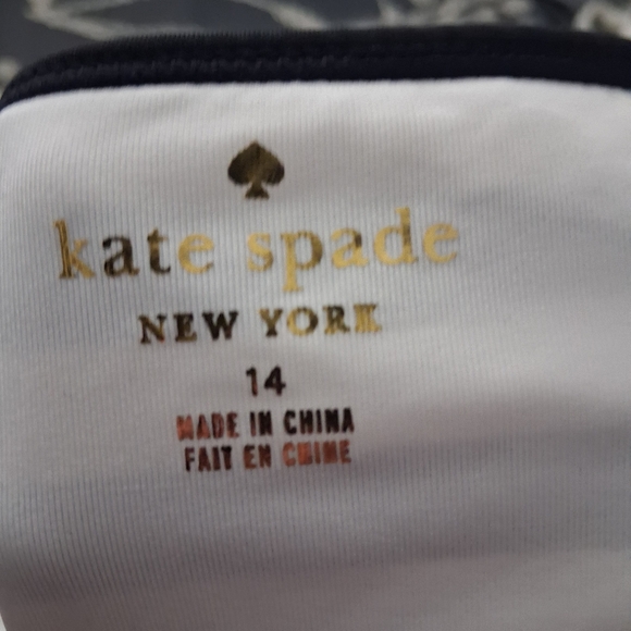 Kate Spade Bathing Suit Girls NWTS 14 - Picture 2 of 6